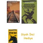 İş Bankası Kültür Yayınları Yol + Dünyanın Merkezine Yolculuk + Siyah Inci Hediye - Hayır