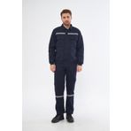İş Elbisesi Mont Pantolon Takım 7/7 Gabardin Kumaş Reflektörlü