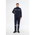 İş Elbisesi Yelek Pantolon Takım 7/7 Gabardin Kumaş Reflektörlü