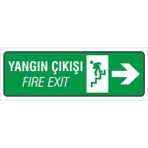 Iş Güvenliği Uyarı Levhası 12X34 Cm. (FD-1234-012)