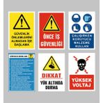 Iş Güvenliği ve Ikaz Levhaları 20X30CM 2.8mm Pvc (Foreks) Alüminyum K. - PVC(foreks) - 20 x 30 cm
