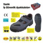 İş Güvenlik Ayakkabısı Süet Deri Çelik Burunlu No: 43