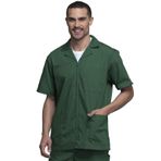 İş Kıyafetleri Orijinalleri Erkekler Isınma Scrubs Ceket Zip Ön 4300, Avcı, 4XL