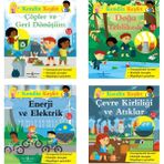 Iş Kültür Kendin Keşfet Serisi 4 Kitap Set (Çöpler ve Geri Dönüşüm, Doğa Tehlikede, Enerji ve Elektrik, Çevre Kirliliği ve Atıklar)