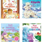 İş Kültür Resimli Öyküler 4 Kitaplık Set: Küçük Meşe Palamudu, Köpük ile Pıtır, Hadi Sarılalım Anneciğim, Hadi Sarılalım Babacığım