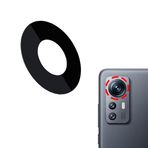 IS-TECK Redmi Note 12s yedek kamera camı lensi ile uyumlu, yapıştırıcı seti dahil (Note 12s)