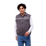 Iş Yeleği Kapitoneli Ve Reflektörlü Gri 7/7 Kışlık Yelek GRİ-2XL