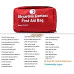 iş Yeri ilk Yardım Çantası Ruhsata Uygun 35 Parça İlk yardım seti çantalı