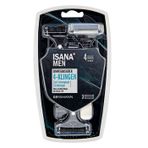 Isana 3 Adet Men 4 Bıçaklı Hassas Ciltler İçin Tıraş Bıçağı