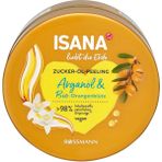 Isana Argan Yağı ve Portakal Çiçeği Özlü Nazik Vücut Peelingi 230 g – Kadınlar İçin, Vegan, Dermatolojik Onaylı