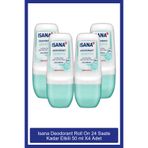 ISANA Deodorant Roll On 24 Saate Kadar Etkili 50 ml X4 Adet