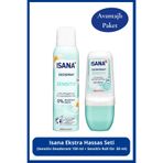 ISANA Ekstra Hassas Seti: Sensitiv Deodorant 150 ml + Sensitiv Roll On 50 ml