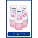 ISANA Roll On Çiçek 50 ml X3 Adet