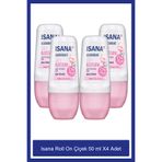 ISANA Roll On Çiçek 50 ml X4 Adet