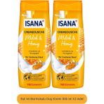 Isana Süt ve Bal Kokulu Duş Kremi 300 ml X 2 Adet Nemlendirici Etki ile Cildinizi Besler