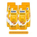 Isana Süt ve Bal Kokulu Duş Kremi 300 ml X4 Adet