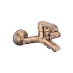 İSAOĞLU YAPI Antik Gold Banyo Bataryası Eskitme Armatür Pirinç 5 Yıl Garantili