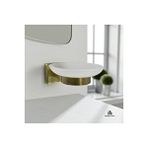İsaoğlu Yapı Antik Gold Sabunluk Pirinç Malzeme Eskitme Banyo Sabunluk Altın