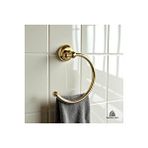 İsaoğlu Yapı Gold Havluluk Klasik Vintage Tasarım Pirinç Materyal Paslanmaz Gold Banyo Havluluğu Altın