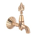 İSAOĞLU YAPI Gold Kurna Musluğu Osmanlı Tuğralı Hamam Musluğu Gold Komple Pirinç