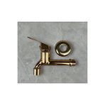 İsaoğlu Yapı Gold Musluk Wc Musluğu Duvardan Aç Kapa Sistem Gold Musluk Altın