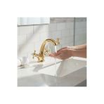 İsaoğlu Yapı Gold Vintage Lavabo Armatür Klasik Tasarım Pirinç Materyal Özel Seri Lavabo Bataryası Altın