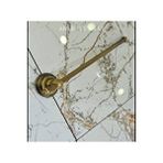 İsaoğlu Yapı Havluluk Antil Gold Banyo Havluluk Vintage Tasarım Banyo Havluluk Mat Gold Altın