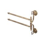 İsaoğlu Yapı Pirinç İkili Havluluk Antik Gold Komple Pirinç Premium Vintage Banyo Havluluk Askılık Altın