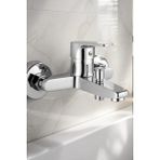 İsaoğlu Yapı Silver Gümüş Banyo Bataryası Pirinç Malzeme Krom Gri Banyo Duş Armatürü