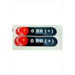İŞCAN MOTOR 0 RH (+) Kan Grubu Damla Etiket 8x2cm 2'Li