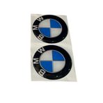 İŞCAN MOTOR BMW Logo Damla Etiket Sticker 5x5cm 2'Li