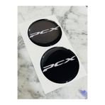 İŞCAN MOTOR Pcx Logo Siyah (5X5 CM) İkili Damla Etiket Sticker