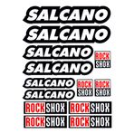 İŞCAN MOTOR SALCANO YAZI SETİ STİCKER A4 SİYAH BİSİKLET YAZISI
