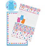 iscream 8'li Paket Katlanır Not Kartı Göndermeye Hazır - Jelly Bears