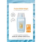 ISDIN Fotoprotector Fusion Water Magic Spf50 50 ml Su Bazlı Ve Iz Bırakmayan Yüz Güneş Kremi