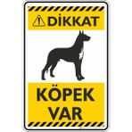 İsg Tabelam 35X50CM/KOMPOZIT/DIKKAT! Köpek Var/v2