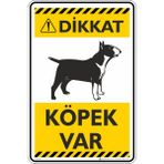 İsg Tabelam 50X70CM/FOSFORLU Kompozit/dikkat! Köpek VAR/V10