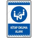 İsg Tabelam Kitap Okuma Alanı/35x50cm/Etiket - 35 x 50 cm