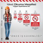 İsg Tabelam Paydosta Ana Şalterleri Açık Bırakma/35x50cm/Etiket - 35x50 cm