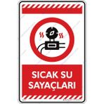 İsg Tabelam Sıcak Su Sayaçları/35x50cm/kompozit - 35x50 cm