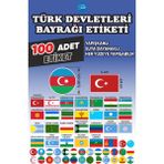 İsg Tabelam Türk Devletleri Bayrağı Etiketi