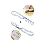 İsgstore 2 Adet Lüks Yan Soyacak & Sebze Domates Patates Soyacağı & Paslanmaz Çelik Soyacak 2'li