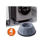 İsgstore Beyaz Eşya Altlığı Ayağı 4 Adet Çamaşır Bulaşık Makinası Buzdolabı Yükseltici Titreşim Önleyici