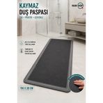 isgstore Main Shop Yazısız Uzun Dikdörtgen Banyo Halısı Tezgah Önü Sihirli Su Emici Paspası 156 X 38cm