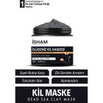 İsham Cosmetics Gözenek Sıkılaştırıcı Yaşlanma ve Siyah Nokta Leke,giderici Kolajen Ölüdeniz Kil MASKESI150 ml