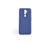 İshe Oppo A9 2020 Kılıf Esnek ve Soft Silikon Kapak Lupsy Kapak - Midnight Blue