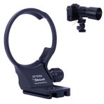 iShoot Tripod Montaj Halkası Lens Yaka Tutucu Fuji XF 80mm F2.8 R LM OIS WR Makro ile Uyumlu, Arca Tripod Kafası Kelepçe Kamera Sabitleyici için Arca-Swiss Fit Hızlı Çıkarma Plakası ile Braket Desteği