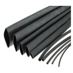 Isı ile Daralan Makaron 32MM - 1 Metre - Siyah
