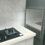 Isı kalkanı paneli, Buzdolabı ve Fırın için Premium Paslanmaz Çelik Isı Kalkanı - 50,8 cm x 50,8 cm Gaz Brülörü ve Mutfak Tezgah Koruyucu - Güvenli Pişirme ve Ev Kullanımı için Dayanıklı, Isıya