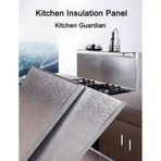Isı kalkanı paneli, Premium Buzdolabı Yalıtım Levhası | Buzdolabı, Izgara ve Fırın için Isı Kalkanı Mat | Alüminyum Folyo Isı Kalkanı (Boyut 2, 1,3x2ft / 400x600 mm)